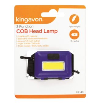 Kingavon 3 Function Cob Head Lamp