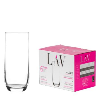 Lav Highball Glasses 415ml - Pack of 6