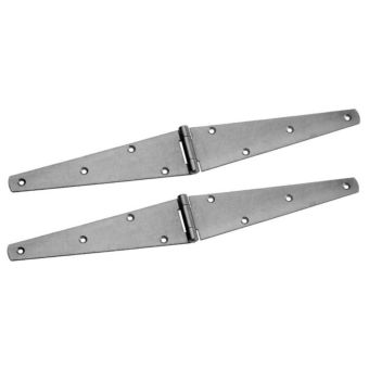 Light Strap Hinges Pair Strong & Reliable for Gates and Sheds