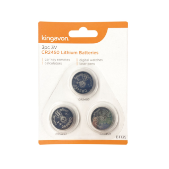 Lithium Batteries CR2450 3V - 3 pieces