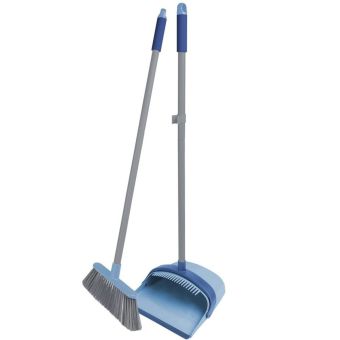 Oceanic Long Handle Dust Pan & Brush Set 95 x 28cm – Upright Cleaning Set