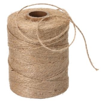 Brown Jute Twine 160m – Natural Garden Twine for Gardening, Craft & Packaging