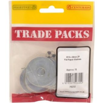 Flat Repair Washers - ZP - M10 x 38mm (15 PK)