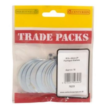 Flat Repair Washers Zinc Plated - M10 x 50mm (10 PK)