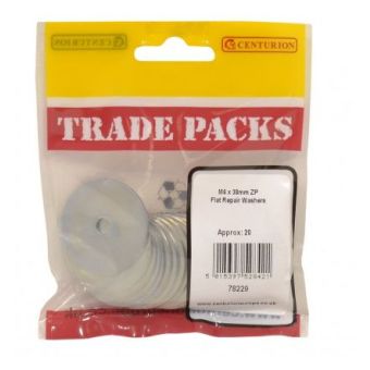 Flat Repair Washers - ZP - M6 x 38mm (20 PK)