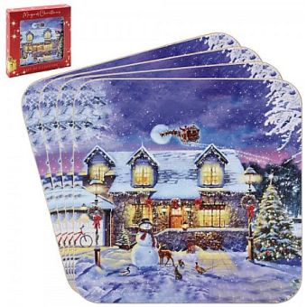 Magic of Christmas Coaster - Set of 4
