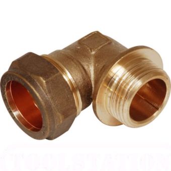 316 1/2" Elbow Male Iron To Copper