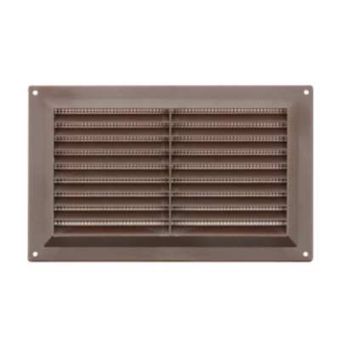 Map Brown Plastic Vent Louvre 9" x 6"