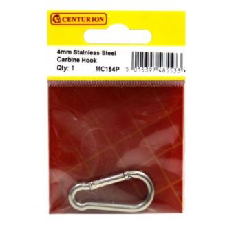 Carbine Hook Stainless Steel 4mm