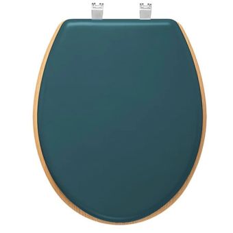MDF Petrol Blue Toilet Seat