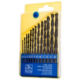 Metal Drill Bit Set - 13 Pieces
