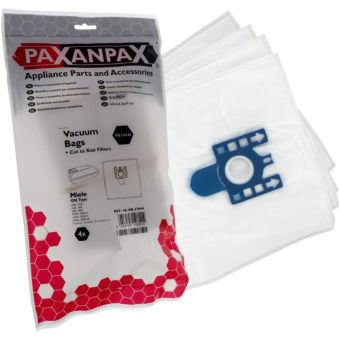 Miele (UNI 105) GN Type SMS Vacuum Bags 4 Pack & 2 Filters Compatible