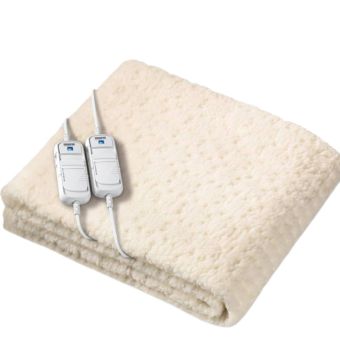 Beurer Monogram Komfort Mattress Warmer – King Size | Luxurious Dual Control Heated Blanket