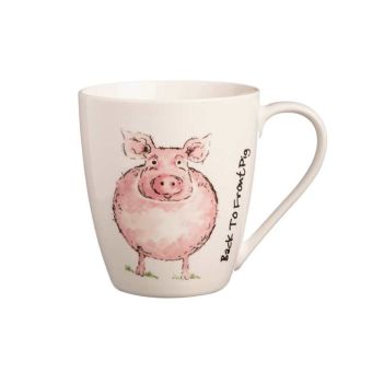 Price & Kensington Back To Front Mug - Pig