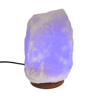 Multi Colour light change Himalayan Salt Lamp USB White