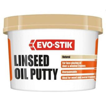 Evo-Stik Linseed Oil Putty - Natural 1Kg