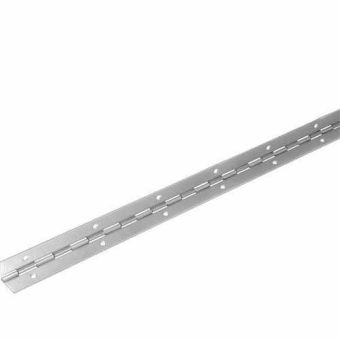 1800mm x 32mm Nickel Plated Piano Hinge (Each)