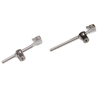 Nickel Plated Steel Showcase Lock 120x25mm