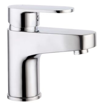 Niko Trieste Basin Mixer Tap with Click Waste Chrome Modern Tap