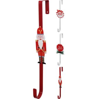 37cm Metal Outdoor Christmas Wreath Holder & Tree Decoration