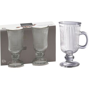 Excellent Houseware Irish Coffee Glasses with Handle – Pack of 2
