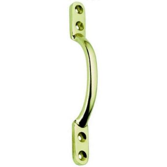 Polished Brass 162mm Sash Door Pull Handle
