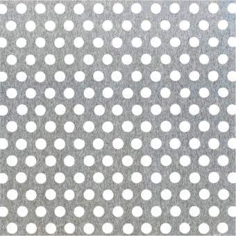 Perforated Aluminium Sheet 120 x 1000mm x 0.8mm Round Hole 2mm