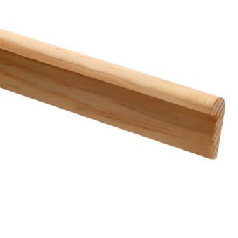 Pine Hockey Stick Moulding – Decorative Edge Trim for Shelves and Worktops