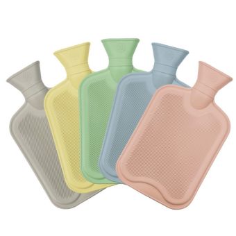 Plain Rubber Hot Water Bottle1.8 Litre – Cosy Heat for Bed, Pain Relief & Comfort I Each