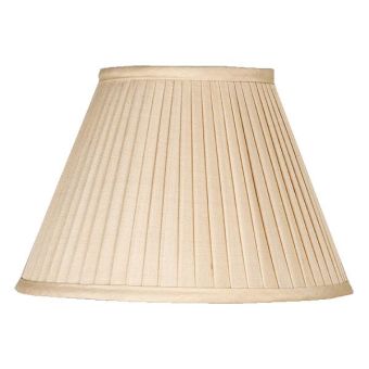 Pleated 30cm Silk Look Empire Lamp Shade