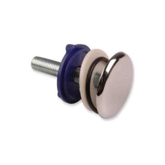 Washbasin Screw-In Blanking Plug - Chrome