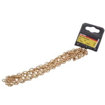 Premier Brass Oval Link Chain 1.5m 3/8" Decorative Metal Chain