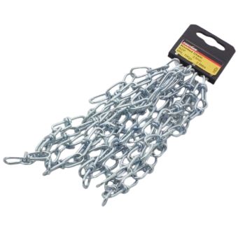 Premier Zinc Plated Knotted Chain 2.5m 2.5mm I Light Duty