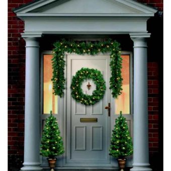 Premier LED 4pc Christmas Door Set