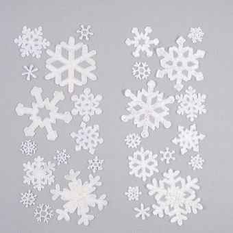 Premier Glitter Effect Snowflake Wall Sticker – Add Sparkling Festive Magic to Your Home