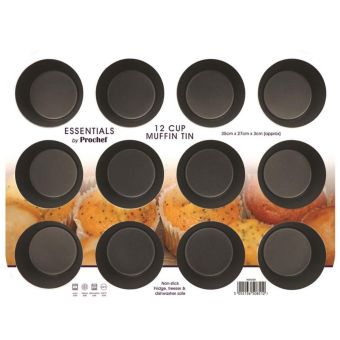 Prochef Non-Stick Cup Muffin Tray 35x27x3cm