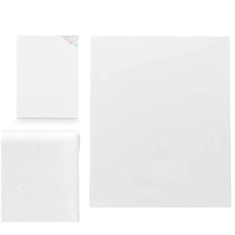Premium White Canvas 60x80cm |Ideal for Acrylic, Oil & Mixed Media Art | Professional-Grade Cotton Canvas with Wooden Frame