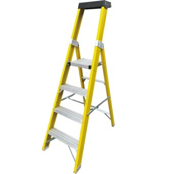 Protool 4 Step Fibreglass Platform Ladder