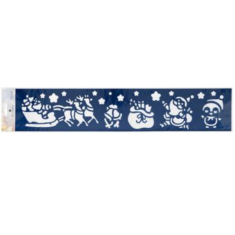 PVC Banner Stencil – 60 x 12 cm Blue I Assorted Designs