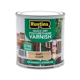 Rustins Quick Dry Polyurethane Varnish – Matt Clear - 2.5L