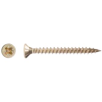 Rawlplug Wood Screws 4.0 x 70mm – Pack of 16 | Flush-Fit Timber Screws