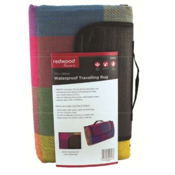 Redwood Waterproof Travelling Rug - 170 x 130cm
