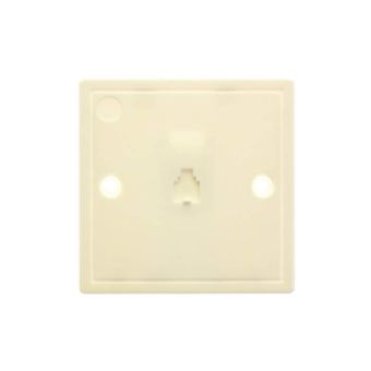 RJ11- 1 Gang Flush Telephone Socket