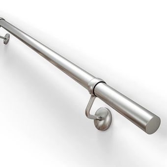 Rothley Modern Stainless steel Handrail kit 3 x 1.2m