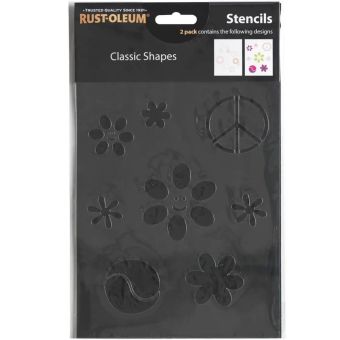 Rust Oleum Stencil Kit - Classic Shapes