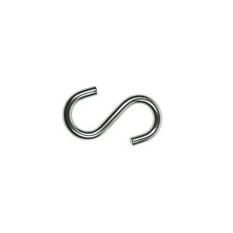 Open S-hook Wire 4mm