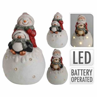 Christmas Snowman / Santa LED Figure - 40cm