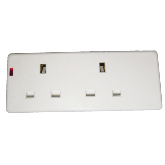 13a Trailing Socket Double