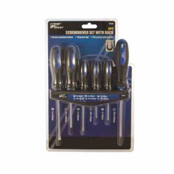 6 Piece Screwdriver Set With Rack