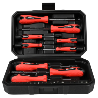 Benson 29 Piece Screwdriver and Bit Set in Storage Case